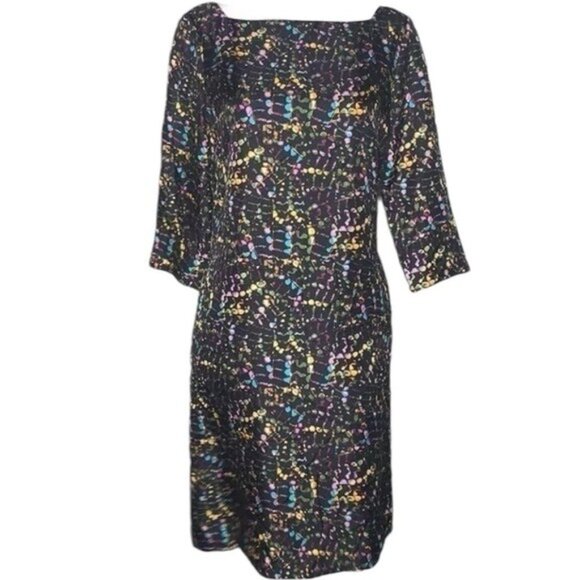 Milly of New York Julia 100% Silk Dress w/Pockets Size 10 - Picture 1 of 14